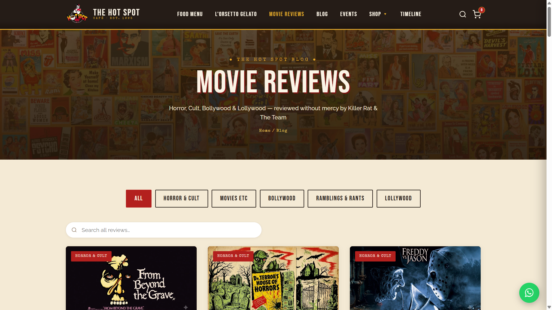 Hotspot Cafe — Custom Site, Blog & Shop 3
